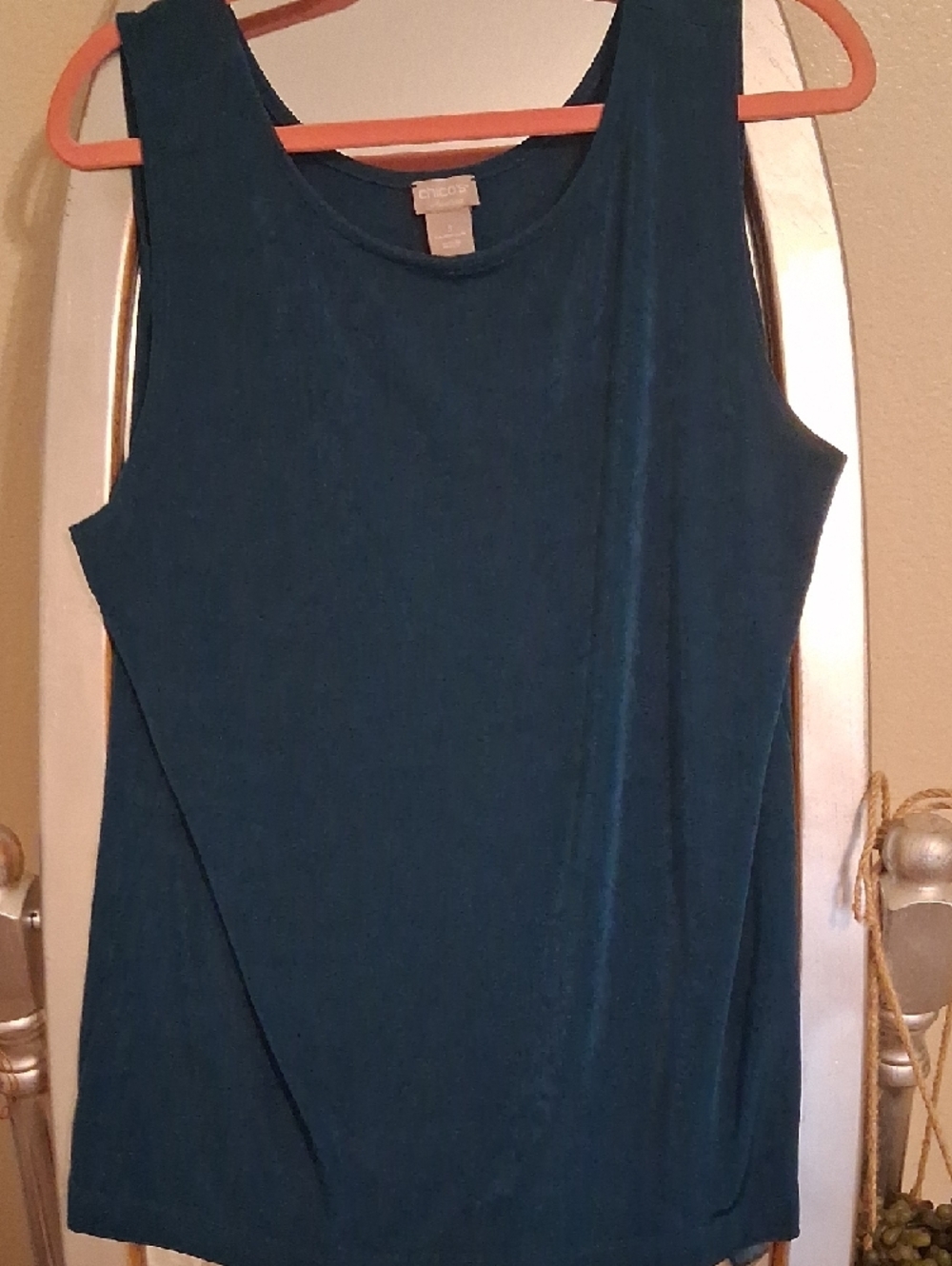 Chico's Teal Wide-Leg Jumpsuit Set - Picture 2 of 4